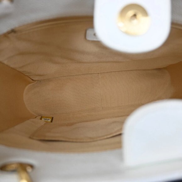 CHANEL CC Logo PST Chain Shoulder Bag Grained Calfskin Leather WE GHW 620RL281 - Picture 2 of 16